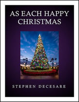 As Each Happy Christmas Three-Part Mixed choral sheet music cover